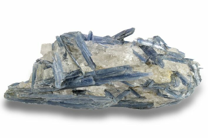 Vibrant Blue Kyanite Crystals In Quartz - Brazil #247130